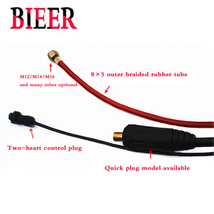 Bid TIG Welding Torch WP26 Angled Head 3M Gas Electric Split Type for Welding - Product Image 4