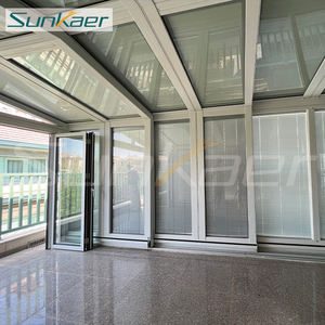 Sunrooms in alluminio e case in vetro con giardino a forma di tetto pieghevole e veranda per veranda - Product Image 6