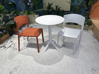 Table de repas extérieure portable moderne en plastique, légère, imperméable et empilable, idéale pour la maison, les restaurants et les hôpitaux – Nouveauté 2026, Vente Flash