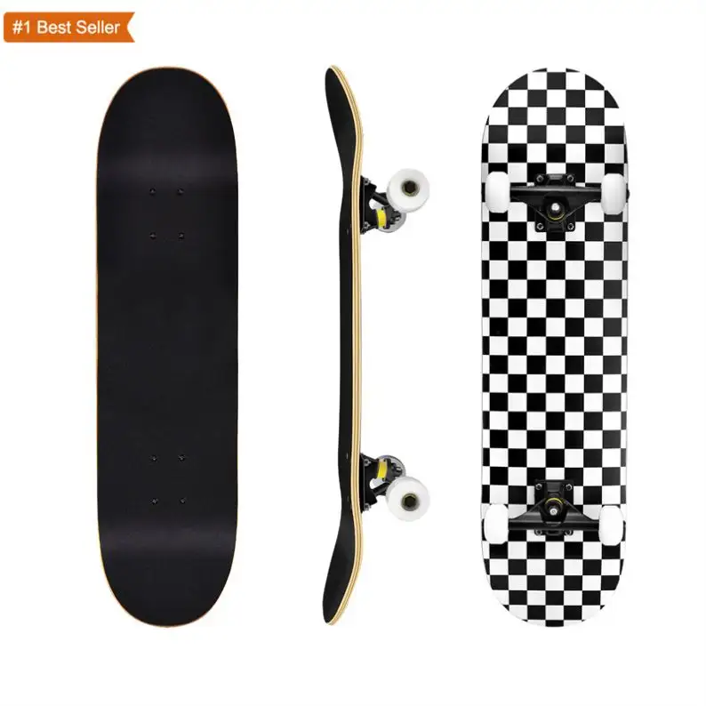 Istaride personalizado profesional de madera niños ruedas en blanco Longboard Skateboard Skate Board completo para adultos niños