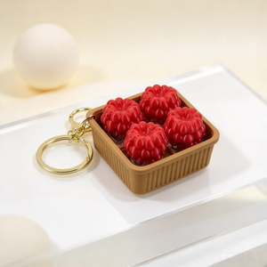 Porte-clés Squishy Fidget Toy en forme de fruit imprimé en 3D, mignon, anti-stress à presser, breloque de sac portable - Product Image 1