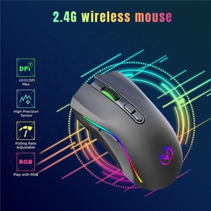 T69 2.4G RGB Luminous Wireless Mouse Type-C Rechargeable <strong>Interface</strong> 8-button Gaming Mouse - Product Image 3