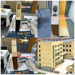 Personnalisation Composite Bureau Maison Villa Chambres WPC <span class=keywords><strong>Porte</strong></span> Intérieure Creuse Slap WPC Portes Avec Cadre de <span class=keywords><strong>Porte</strong></span> - Product Image 2