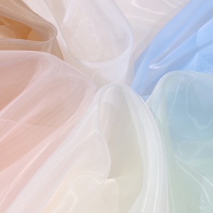 <span class=keywords><strong>Tissu</strong></span> Organza Léger Haute Densité à Fil Crypté, <span class=keywords><strong>Tissu</strong></span> Tendance et Élégant pour Robe de Mariée, Décoration de Jupe pour Filles et Garçons - Product Image 4