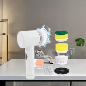 2024 New <strong>Electric</strong> Spin Scrubber Handheld <strong>Cleaning</strong> <strong>Brush</strong> 5 Replaceable Heads Plastic Handle Designed Bathroom Bottle Scrubbing - Product Image 5