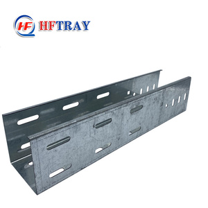 50mm 216kg Max Load Galvanized Steel Ventilated Perforated Network Anti-corrosion <b>Cable</b> Tray for <b>Outdoor</b> - Product Image 3