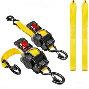 Lot de 2 sangles d'arrimage à <span class=keywords><strong>cliquet</strong></span> rétractables camouflage de 1 pouce x 12 pieds pour moto, VTT, UTV et remorque – Offre spéciale <span class=keywords><strong>Amazon</strong></span> - Product Image 5