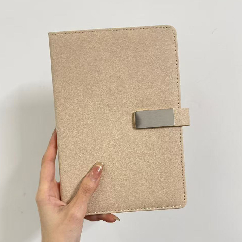 Papier de marque A5, blanc, à boutons plats, pour écriture, couleur avoine.