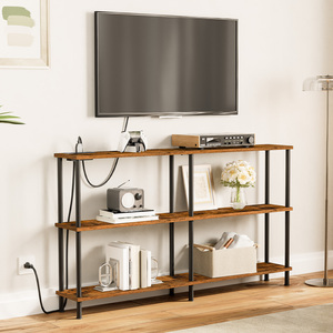 Bảng điều khiển hẹp <span class=keywords><strong>3</strong></span> tầng với Trạm Sạc, bàn ghế sofa mỏng, bàn lối vào mỏng với ổ cắm điện cổng USB - Product Image 5