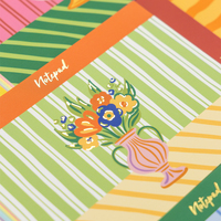 Carnet à spirale en fil métallique, série de fleurs personnalisées, conception OEM, fabrication de carnets personnalisés pour la vente en gros