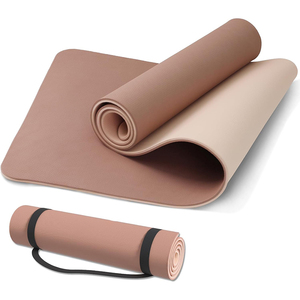 Tapis de <span class=keywords><strong>yoga</strong></span> en caoutchouc naturel écologique à haute résilience personnalisé, imprimé, épais, TPE, imperméable, antidérapant, tapis de fitness, forme ovale - Product Image 1