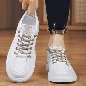 Zapatillas Blancas Transpirables con Cordones para Hombre, Invierno/Primavera 2026, para Uso Casual y de Ocio, Zapatos Modernos para Adolescentes y Personas que Buscan Comodidad - Product Image 6