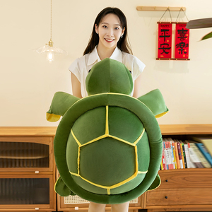 Poupée <span class=keywords><strong>tortue</strong></span> verte en <span class=keywords><strong>peluche</strong></span> jouet en <span class=keywords><strong>peluche</strong></span> oreiller doux et mignon - Product Image 2