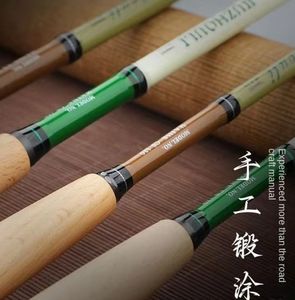 TOPIND <span class=keywords><strong>Canne</strong></span> à pêche télescopique ultra-légère à section courte <span class=keywords><strong>Canne</strong></span> <span class=keywords><strong>de</strong></span> poche avec manche en bois pour carpe et écrevisses pour enfants Lake Stream - Product Image 3