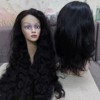 Vietnam 360 perruques avant en dentelle blond naturel pleine dentelle cheveux humains droite/vague de corps cuticule aligné haute densité perruque pour femmes