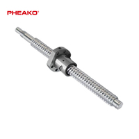 Actionneur linéaire à vis à billes haute vitesse en acier allié de haute précision PHK SSF2R2510-3.8, pièces usinées CNC, longueur 800 mm, garantie 1 an