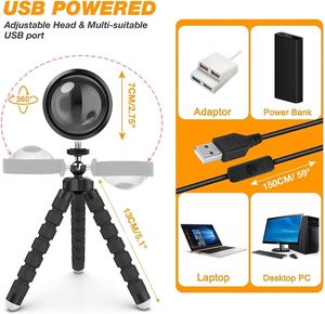 โคมไฟตั้งโต๊ะ LED อลูมิเนียมดีไซน์ทันสมัยสีสันสวยงาม ใช้ไฟ AC สำหรับห้องนอน - Product Image 2