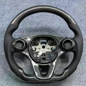 Volant en fibre de carbone forgé YTcarbon à dégagement rapide compatible avec les voitures de course pour Smart Fortwo 451 - Product Image 3