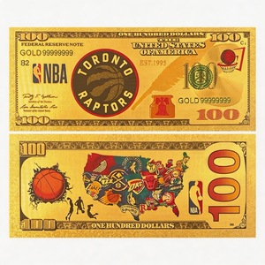 Billetes de Oro de Equipos de Baloncesto en Oferta, Monedas Conmemorativas de Equipos de la <span class=keywords><strong>NBA</strong></span> en Lámina de Oro, Regalos Conmemorativos Coleccionables - Product Image 5
