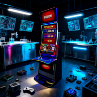 Machine d'arcade multi-jeux avec écran incurvé 43 pouces pour le marché mexicain, centre de divertissement pour adultes