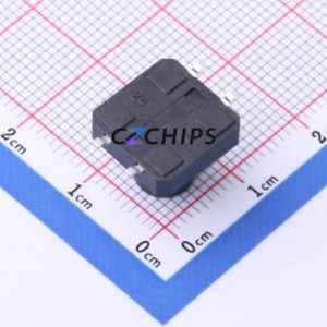 TS-KG1103S-BB105F Tactile Switch SMD Switch Single Pole Single Throw Round Button 2.5N Vertical Mount - Product Image 2