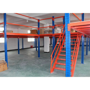 Heavy Duty thép tầng lửng lưu trữ tầng Hệ thống giá cho kho, khả năng chịu tải cao kim loại Loft nền tảng gác mái giá - Product Image 1