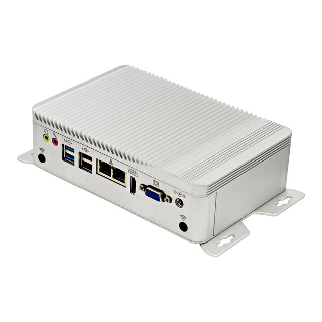 Manufacturer Core I3-7100U CPU Industrial Aluminium Mini Box PC Fanless Embedded DDR4 RAM