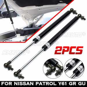 Par de Amortiguadores de Gas para el Capó Delantero del Coche, Barras de Soporte para Nissan Patrol Y61 1997-2018 - Product Image 1
