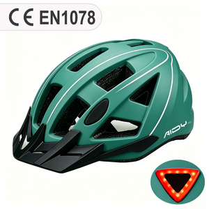 <span class=keywords><strong>Casco</strong></span> <span class=keywords><strong>de</strong></span> Ciclismo Urbano con <span class=keywords><strong>Luz</strong></span> Trasera LED Integrada, Certificado CE EN 1078, Resistente a Impactos - Product Image 6