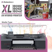Imprimante hybride UV haute vitesse X-Roland 6 têtes d'impression I3200-U1, équipement d'impression UV industriel pour la signalisation publicitaire et la décoration