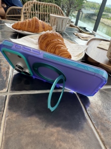 <span class=keywords><strong>Coque</strong></span> de téléphone magnétique pour <span class=keywords><strong>iPhone</strong></span> 17 16 Pro 15 14, transparente à contraste de couleurs, avec béquille rotative, antichoc et anti-chute - Product Image 5