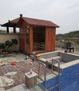 Petite pièce de sauna à vapeur à la maison portative de sauna sec préfabriqué - Product Image 4