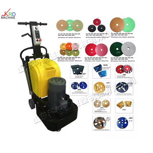 Meuleuse de sol en béton de 500/600/640/740mm de large meuleuse de sol humide et sec Machine de détartrage de plaque d'acier à 12 têtes - Product Image 3