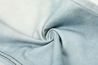 Jeans en denim vintage haut de gamme unisexe de style américain, bleu glacier, motif de moustaches, pantalon taille moyenne, lavage moyen