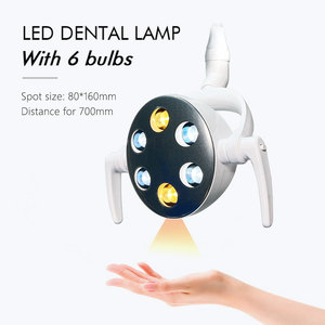Lámpara LED Dental Haoyi de 6 Bombillas, Tamaño de Punto 80x160mm, Distancia de 700mm, para Uso en Sillón Dental - Product Image 1