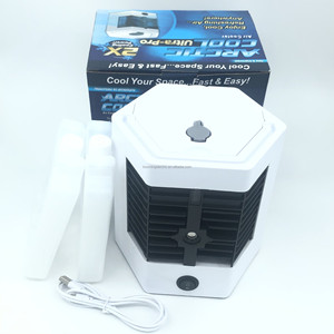 Aire acondicionado portátil recargable por USB, enfriador evaporativo Personal, <span class=keywords><strong>ventilador</strong></span> silencioso, escritorio de agua de cristal de hielo para el hogar al aire libre - Product Image 4