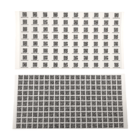 Étiquette anti-contrefaçon avec impression de numéro de série personnalisé étiquette autocollante en papier vinyle PVC code QR autocollant de code à barres