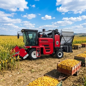 Promozione di Fabbrica: Mietitrebbiatrice per Mais a 4 File con Motore Diesel, Trasmissione a Ingranaggi, Alta Produttività e Bassa Rumorosità per l'Agricoltura - Product Image 4