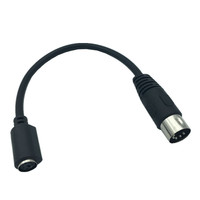 PS2 DIN 5-Pin zu MD 6-Pin weiblicher Kabeladapter Tastatur und Maus Übertragungskabel