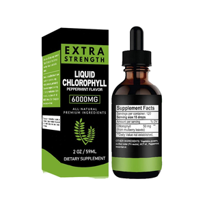 성인 건강 개선 구강용 액상 클로로필 드롭스 59ml 순수 식물 추출물 면역력 및 체중 감량 지원 - Product Image 1