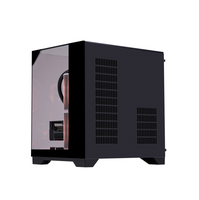 AntarcChill Gabinete High Performance MINI-ITX Desktop Chassis Case Three Sides Tempered Glass Gaming Pc Computer Case Casing