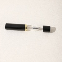 Seyahat altın siyah değiştirilebilir iç kartuş sprey taşınabilir küçük plastik cam manyetik kap ile 10ml parfüm şişesi