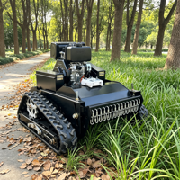Tondeuse robot à chenilles 550 mm à moteur diesel 4 temps, télécommandée, pour brise-broussailles, brise-mulchage, DIY, CE EPA, pour vergers, fermes et pentes
