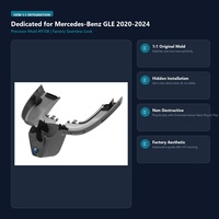 Mercedes-Benz GLE 2020-2024 Spezieller Rückspiegel-Dashcam Versteckte Doppellinse 4K WLAN-Recorder mit Nachtsicht