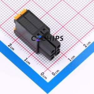 MX15EDGKNH-3.5-2*02P-BK01-Cu-A Plug-in Terminal Block P=3.5mm Connector Plug 2x2P 3.5mm Black - Product Image 2