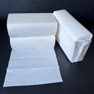<span class=keywords><strong>Serviette</strong></span> en <span class=keywords><strong>papier</strong></span> jetable écologique, gaufrée, douce, 1 ou 2 plis, pliée en Z, multi-pli, pour séchage des mains - Product Image 3