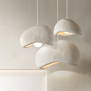 Lámpara colgante nórdica para sala de estar, bar, decoración del hogar, estilo japonés wabi sabi, lámpara colgante para mesa de comedor tipo loft - Product Image 3