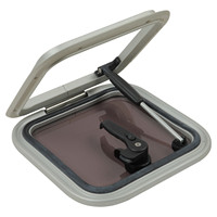 Hublot carré pour bateau, trappe de pont marine avec vérin à gaz, étanche, accessoire pour yacht et camping-car