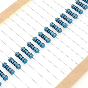 Résistance axiale à film métallique DIP du fabricant chinois 1/8W-5W 1% à faible bruit et résistance stable pour instruments, circuits audio et PCB - Product Image 1