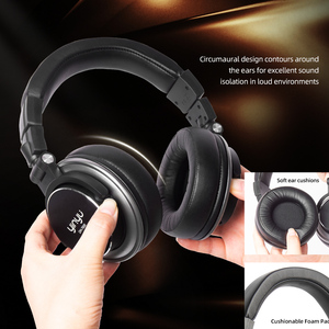 Auriculares de Monitoreo DH7600 Yinyu DDP RTS con Alta Sensibilidad para Mezcla de <span class=keywords><strong>CDJ</strong></span>, Ideales para Uso en Estudio de Edición Musical - Product Image 4